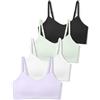 SALIA Girl Reggiseno da Allenamento per Ragazze Adolescenti (10-16 Anni) - Reggiseno con Schiena Incrociata dal Design Senza Cuciture con Inserti Morbidi Rimovibili