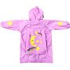 GUOCU Unisex Bambini Mantellina Pioggia Giacca Antipioggia Mantello Impermeabile Con Cappuccio