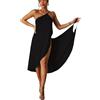 maxToonrain Costume da bagno estivo da donna, in chiffon, con nappe, copricostume da bagno da spiaggia, per donna