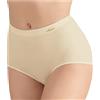 Liabel 5 Coulotte Maxi Vita Alta Donna in Microfibra Seamless Senza Cuciture Elasticizzato Contenitiva Culotta Made in Italy (M/L, 2 Nudo 2 Nero 1 Bianco)