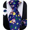 DiBanGu Camicia natalizia da uomo, casual, a maniche lunghe, con bottoni, per feste