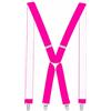 Zukunftsenkel Bretelle con 4 clip forti, a forma di X, larghezza 3,5 cm, pantaloni da sci, pantaloni da lavoro, regolabili ed elastiche, a forma di H