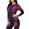 MEETYOO Intimo Termico Donna Traspirante Set Pantaloni e Maglia Termica Donna Biancheria Intima Termica per Sci Sport Elastica e Asciugatura Rapida