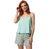FREDDY Pigiama Donna Cotone Pantaloncino Corto Spalline - Completo Homewear