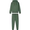 EA7 Emporio Armani Cilantro (8NPV63-PJVRZ-U7260) - Tuta da Uomo Verde in Cotone con Cappuccio Polsini, Cerniera, Pantaloni da jogging