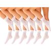 SENTELEGRI Pepe 15 Denari Calzini alla Caviglia da Donna - 2, 4, 6 Paia di Calzini Pop in Nylon Trasparente Rinforzato - Leggero Trasparente Comfort - Taglia Unica