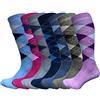 MP Hosiery Calzini alti da equitazione da donna, in cotone