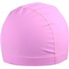 ifundom Cuffia da Nuoto Adulti Unisex Protezione Orecchie Rosa | Leggera, Protezione Chioma, Poliestere Spandex e Pu, Portatile, per Piscina e Nuoto Quotidiano