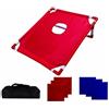 Amagogo Tavola da Cornhole con Sacchetti Morbido tile, Gioco Cornhole con Sacchetti, Pieghevole, per Giardino, Casa, Famiglie, Bambini