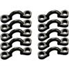 Alnaeson 40 clip per kayak con viti per barca gonfiabile da pesca canoa | Occhi in nylon antiruggine e viti in acciaio per kayak, barca, canoa. Fissare facilmente corde, pagaie, reti.