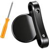 yanwuwa Supporto per localizzatore bicicletta con corpo in ABS nero per | Viti antimanomissione con base a due viti per attività quotidiane all'aperto e configurazioni di accessori per ciclismo