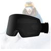 ノーブランド品 Occhiali da snowboard, occhiali da sci da neve, occhiali da snowboard, occhiali antivento a doppio strato, occhiali da sci e snowboard per uomini, donne, adulti e giovani