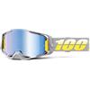 100% ARMEGA - Occhiali sportivi di alta qualità, con lenti ultra HD e protezione per il naso (complessi, lenti blu specchiate)