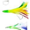 NINMORTH Esca da traino realistica con molla UV, 16,5 cm, premontata con amo | Esca da traino premontata da 16,5 cm con testa in resina e lenza per pesca in acqua salata su trote GT