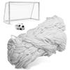 Jiavxlta Rete da calcio 120 x 180 cm, rete da calcio, fibra di polipropilene resistente e impermeabile, ideale per allenamenti di calcio, partite da giardino e altri affari, colore: bianco