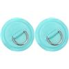 Alnaeson 10 pz barca kayak D-Ring Patch PVC gonfiabile zattera canoa tavola | Anelli a D in PVC resistente per kayak, canoa, zattera gonfiabile, fissaggio tavola da surf. Nucleo in metallo rinforzato a 4