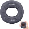 Generico Anello per addestramento e mani in silicone, Anello per addestramento e | Esercitatore Esercizi Squeezer Grip Trainer, Rinforzo e dita e mani, deg