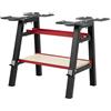 Dripex Supporto Multifunzione per Manubri 3 Livelli Portata 300 kg | Larghezza Regolabile con Ganci