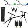 Fish-Xpro Deluxe Rod Pod - Per 2 Canne - Con Avvisatori e Swinger