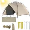 Zqkimzi Grandi festival per esterni | Tenda parasole istantanea pieghevole, portatile, per adulti, escursioni, viaggi, picnic, giardino, terrazza