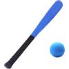 Tdoutop Set da Baseball per Bambini con Mazza E Palla in Schiuma, 53 Cm, Regalo per Bambini, Mazza da Softball Giocattolo, Mazza da Baseball Morbida per Inseg, Blu