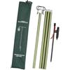 LeeQinersw Supporto per Lampada da Campeggio con Gancio Doppio Telescopico in Alluminio Pieghevole con Picchetto Ancoraggio Regolabile Fino Cm Adatto per Campeggio Pesca Giardinaggio E Attività Allaperto , 苹果绿
