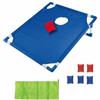 Almencla Set da Cornhole Leggero Compatto, Gioco Cornhole con Sacchetti, per Giardino, Casa, Famiglie