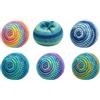 ZoraYorce Colorful Juggling Footbags Pack - Handwoven Toss Footbag Set | Colorful handwoven footbags set for beginners and players; soft, crocheted kick bags, portable and fun