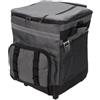 Topiky Carrello Termico Pieghevole Grande, 43L Portatile con Ruote | Frigo portatile con ruote, frigorifero portatile pieghevole per campeggio, spiaggia, picnic, portellone posteriore, isolato