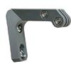 LRXFPIYF Staffa Luce Anteriore Bicicletta Leggero | Compatto, Supporto per Luce Anteriore e videocamera Sportiva, Facile da Instre, Staffa, Argento