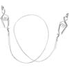 Vexandrie Filo Acciaio con Clip per Maschera da Scherma | Clip per cavo in lamina acciaio, supporto per clip per maschera da scherma, multifunzionale, cavo per corpo,