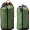 Generic Sacca leggera in rete di nylon con coulisse, per campeggio, escursionismo | Rete di nylon 20D 30 g; chiusura con coulisse da 10 litri; per vestiti sacco a pelo; lavabile in lavatrice