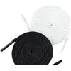 FDBTYJN Lacci da Hockey su Skate Neri Bianchi 251/305 Cm | Lacci for pattini da ghiaccio for lacci delle scarpe