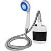 Operitacx Doccia Portatile Ricaricabile USB per Campeggio, Doccetta | Spruzzatore da Campeggio, Uso Casa e Esterni, Flusso Regolabile, Ugello Multifunzione, Metallo
