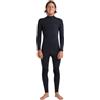 Quiksilver Muta da uomo 2025 Everyday Sessions 5/4/3 mm con zip sul petto - nera