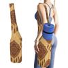 Hiseng Borsa Tappetino Yoga in Tela con Tasche | Tessuto in Tela Tote Palestra. Tasche Capienti per Accessori e Oggetti Personali. Perfetto per Yoga, Pilates e Fitness