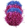 Toyvian 4 Pezzi Pompon da Cheerleading Manico in Pet per Coreografie e | Accessori per Cheerleader, Design Impugnatura, Articolo per Spettacoli e Tifo, Colore Giallo