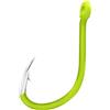 HANELREEZD ami pesca 50 ami da pesca fluorescenti con ardiglione lungo | Maniglia sottile attrezzatura da pesca con amo for carpa crucian, in acciaio al carbonio