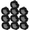 TOYANDONA 10 Pezzi Rete per Chignon da Balletto Nera, per Danza | Copertura Invisibile, Vestibilità Comoda e Traspirante, Mantiene i Chioma Ordinati a Gruppi Danzanti