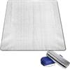 Generisch Tappetino isolante da campeggio in schiuma e pellicola, 200 x 200 cm | Coperta da picnic impermeabile per camper, escursionisti, casa, auto, soggiorno, camera da letto, studio,