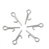 Risveglio 100pcs Esca Da Pesca Stinger Spike Hook per Connect Pins, 304 per | Ago fisso in acciaio inox per esche morbide, accessori per pesca alla carpa, argento 19 x 5 mm