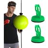 Zqkimzi Palla Reflex da boxe, palla da allenamento, sacco di velocità da boxe | Sacco da boxe con ventosa, palla da boxe con ventosa, palla da boxe a ventosa, sacco da boxe con corda elastica
