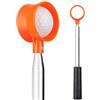 Hfgdnchva Recuperatore di Palline da Golf Telescopico Controllo Pressione | Disponibile in , Arancione e Nero, con superficie riflettente minima e design ergonomico per una presa sicura.