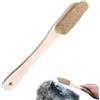 Générique Rock Climbing Brush - Boar Bristle Cleaner | Beechwood Handle | 2-in-1 Callus File Remover, Soft Bristle Bouldering Maintenance Tool, Portable 21g Light, for Chalk Hold Care