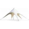 Fonowx Tenda Parasole da Esterno Tenda Canopy Tenda Campeggio Tettoia Portatile Protezione Struttura a più Gambe E Palo Centrale Borsa Inclusa in Tessuto, Bianco, Style to 2