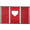 LeeQinersw Tappeto con Casa Base Stampata Portatile | Antiscivolo, Tappeto per Battuta Baseball, Flessibile, Tappetino per Battitori Baseball, Allenamento in Giardino, Palestra