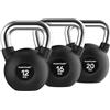 Tunturi Kettlebell in gomma Platinum - 12 - 20 kg - Set