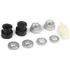 Xixieeu 1 set di motori a mozzo per bici elettrica, asse per bici elettrica, motore a mozzo, asse M12, dado di sicurezza anteriore, disco di fusibile/dado con mozzo da 12 mm, ruote e accessori
