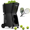 PUSUN - Macchina intelligente per palline da tennis PT-Smart PRO - capacità di oltre 100 palline, controllo completo tramite app, servizio di rotazione interna, ideale per allenamenti e partite (nero)