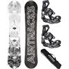 Airtracks Snowboard Set TAVOLA Akasha Wide Rocker Uomo+ATTACCHI Master FASTEC+Sacca/Nuovi